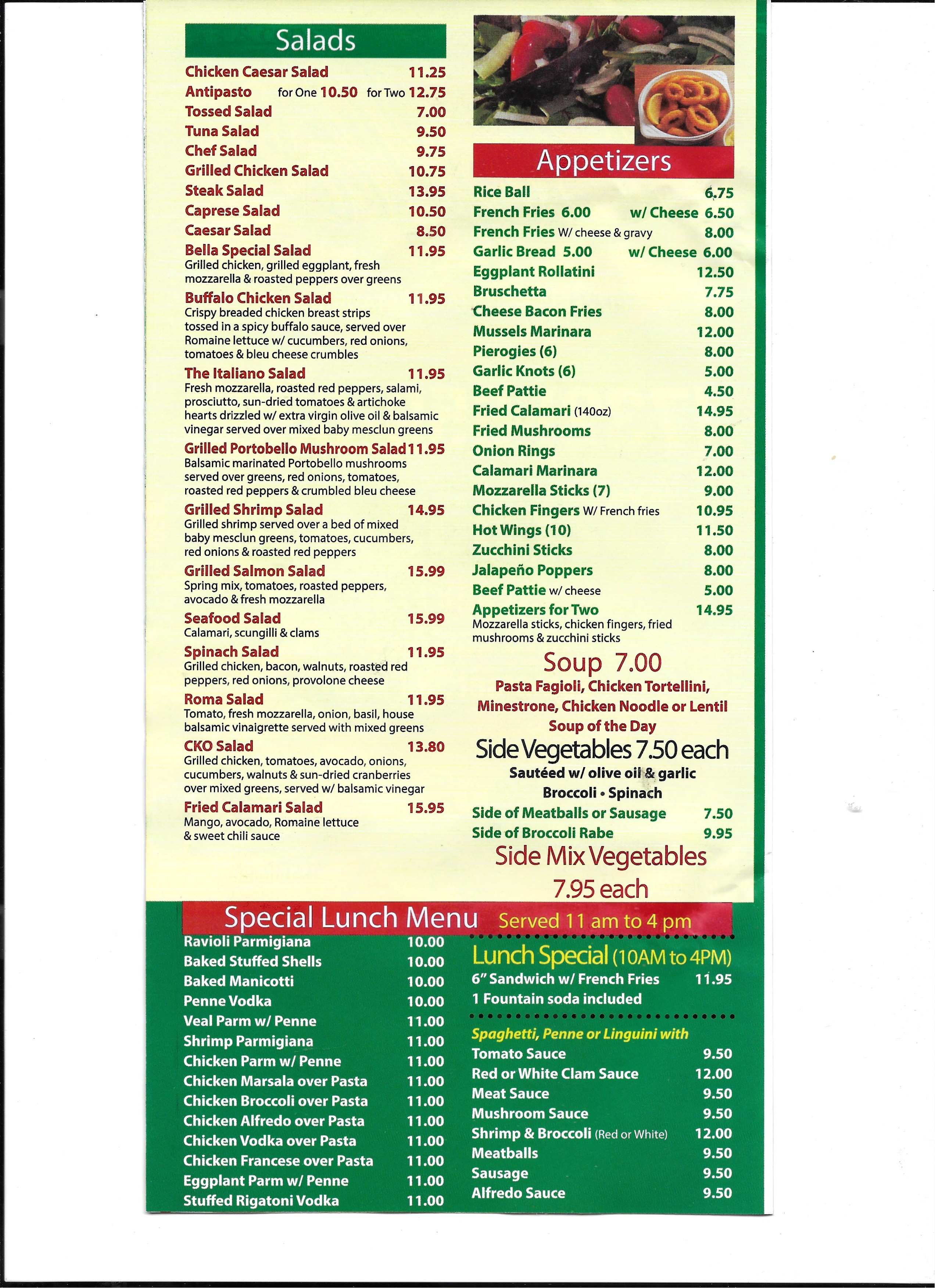 bella menu 2