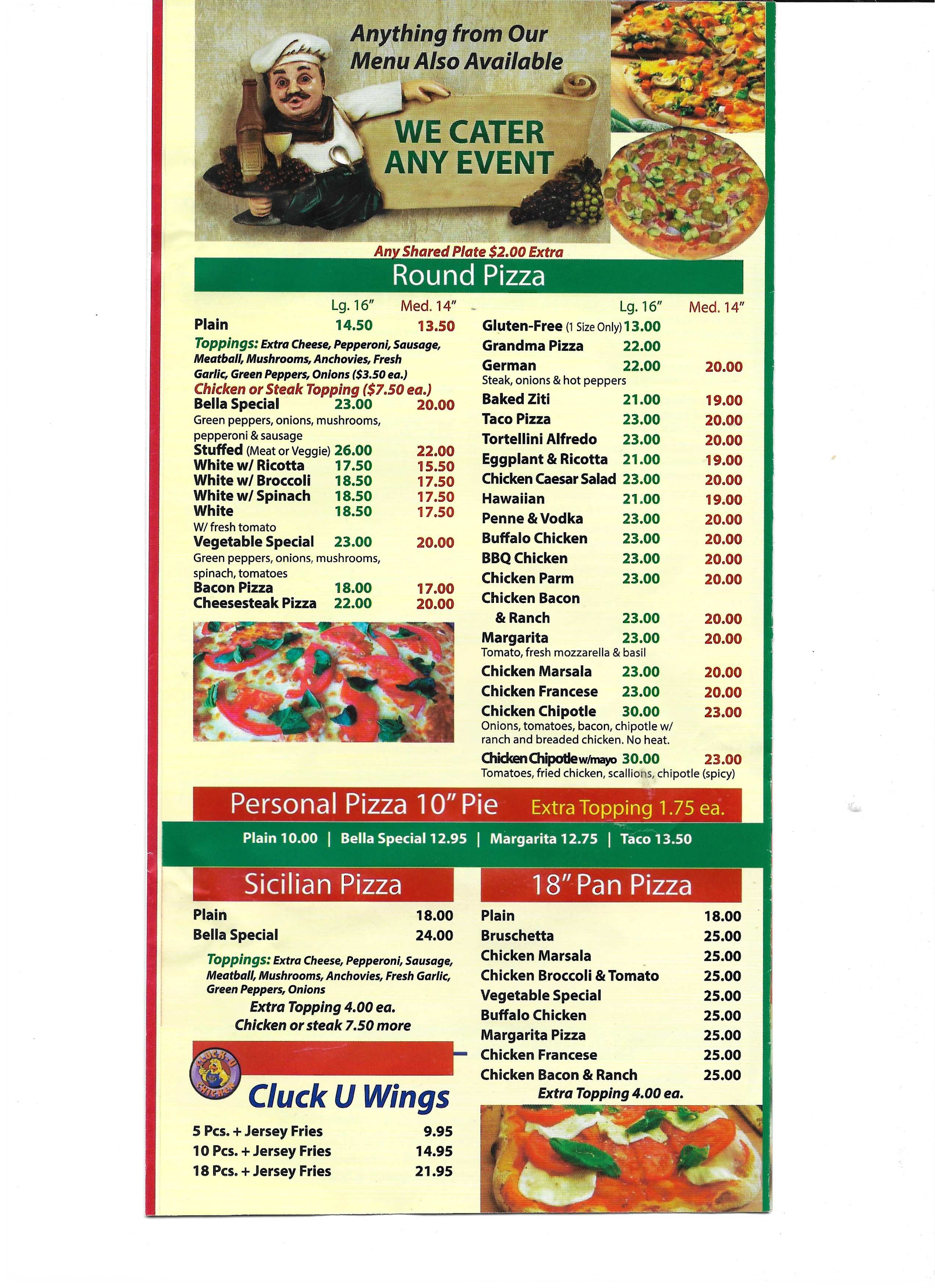 bella menu 3