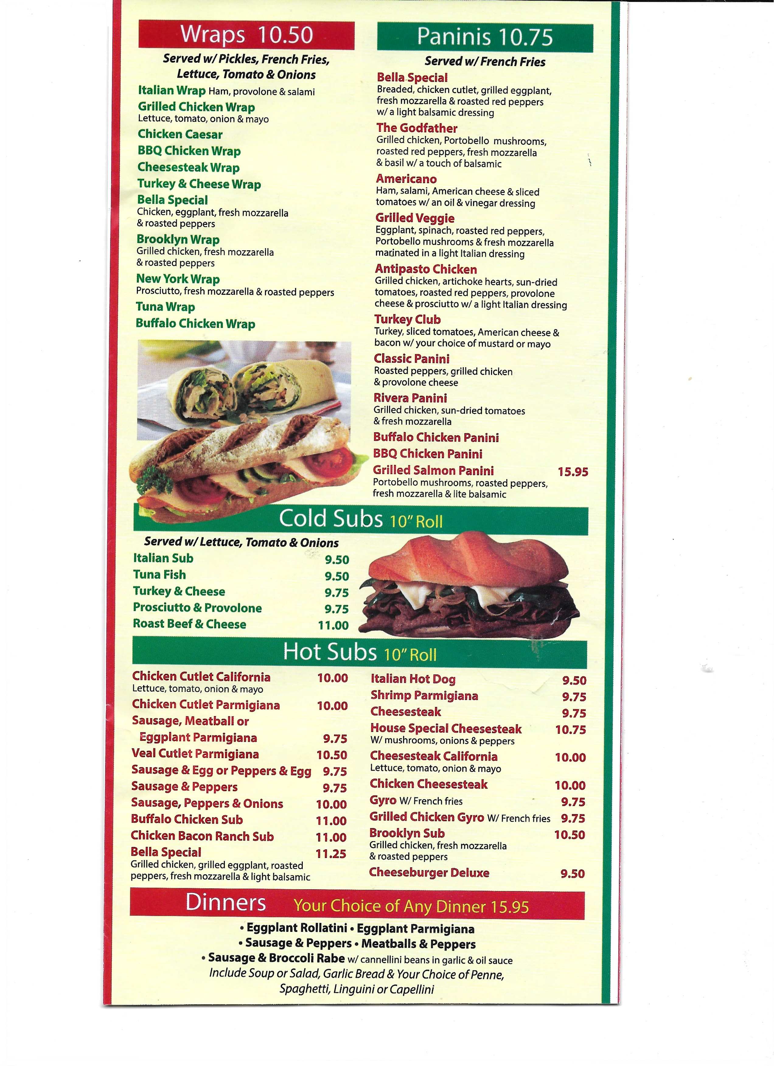 bella menu 4